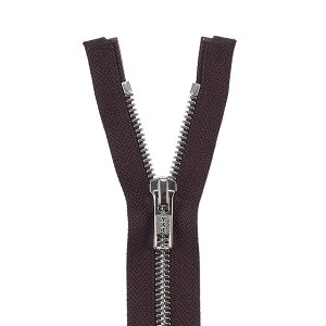 YKK メタルファスナー エクセラ(5SGWP DA OP) シルバー オープン 100cm 570.ビターチョコ 08Co99_
