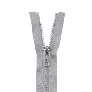 YKK メタルファスナー YZiP(5Y DA OP) シルバー オープン 60cm 576.アイスグレー 08Co99_