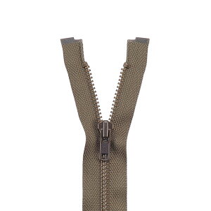 YKK メタルファスナー(4GKB DA OP) アンティークゴールド オープン 60cm 565.ミリタリー 08Co99_