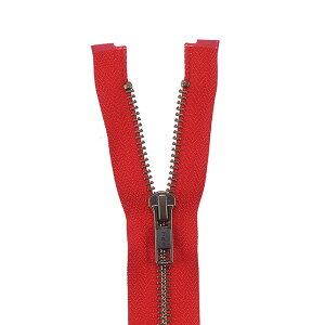 YKK メタルファスナー(5GKB DA OP) アンティークゴールド オープン 60cm 519.スカーレット 08Co99_