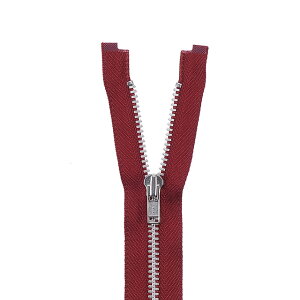 YKK メタルファスナー YZiP(3Y DA OP) シルバー オープン 60cm 527.ボルドー 08Co99_