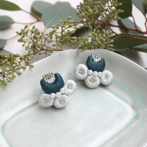 hイLbg K.omono plump florets COLbgiphc-119-2j bluegreen 06Bi99_