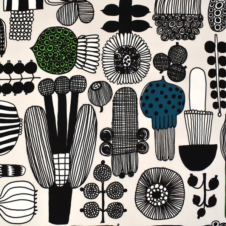 楽天市場】＼期間限定5％OFF／ 生地 marimekko-マリメッコ- プータル 