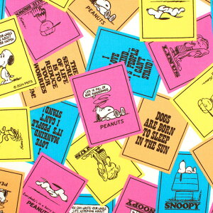 〔メール便対応商品〕 生地 スヌーピー SN75thカード/オックス(823559) MLO.マルチ 09Ae99_