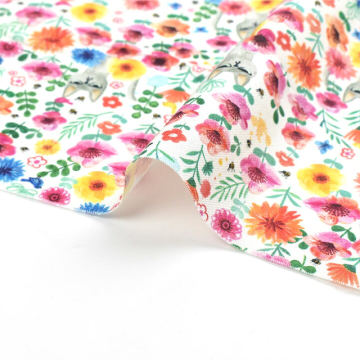 楽天市場 期間限定10 Off 生地 Dear Stella ディアステラ ウェアズ キティ シーチング Stella Dmb1672 Cream M 1f 新宿オカダヤ楽天市場店