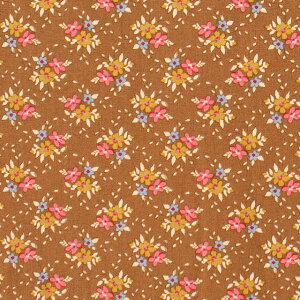 〔メール便対応商品〕 生地 Tilda-ティルダ- Creating Memories Autumnコレクション Frida フリーダ(130143) Brown.ブラウン 09Ac04_