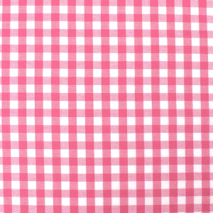 〔メール便対応商品〕生地 ギンガムチェック(240014-3) 319.濃ピンク 09Bk22_
