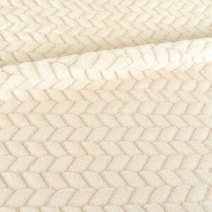 生地 ジャガードボア(2800) 1.オフホワイト 10Bn99_