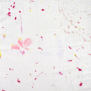生地 naniIRO-ナニイロ- Flowers bloom&Bear fruits/ダブルガーゼ(EGX-11250) 1A.オフホワイト/パール 09Ac04_