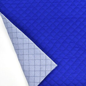 キルティング生地 リバーギンガムキルト(22-2551) 16.ブルー 09Bi20_