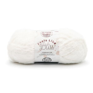 _Ԍ10%OFF^ ю Lion Brand Yarn-CIuh[- FEELS LIKE BLISSEtB[Y CN uXi153j 100.WHITE 06Co99_