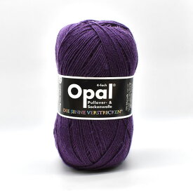 毛糸 Opal-オパール- 単色 4ply/4本撚り 100g巻 3072.パープル (M)_b1j