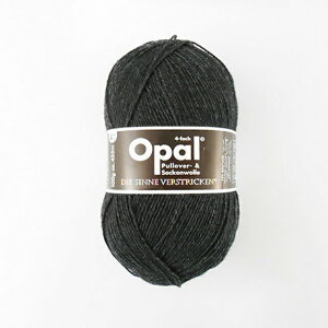 毛糸 Opal-オパール- 単色 4ply/4本撚り 100g巻 5191.チャコール (M)_b1j
