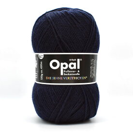 毛糸 Opal-オパール- 単色 6ply/6本撚り 150g巻 5302.ネイビー (M)_b1j