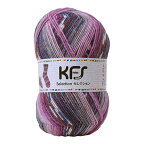 毛糸 Opal-オパール- KFSセレクション 4ply/4本撚り KFS131.紫キャベツ/パープル系マルチカラー (M)_b1j