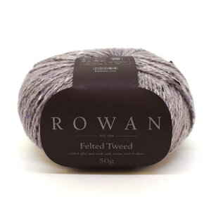 �ю� ROWAN-���[����- Felted Tweed�E�t�F���e�b�h�c�C�[�h�iZ036000�j 210.Aluminium 06Co99j