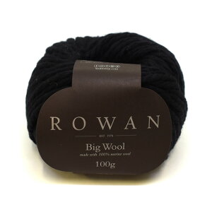 ю ROWAN-[- Big WoolErbOE[iZ058000j 008.Black 06Co99j
