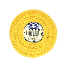 レース糸 DMC セベリア カラー Art167A #30 色番726 (M)_b1_