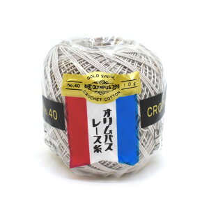 レース糸 オリムパス 金票 #40 10g 色番484 06Bn99_