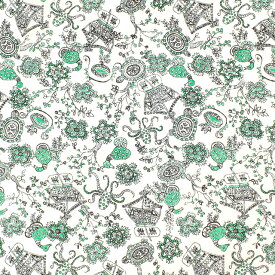 生地 LIBERTY FABRICS リバティ・ファブリックス タナローン 2021AW THE ARCHIVIST'S EDIT OperaCarousel オペラ・カルーセル（DC31438） B (H)_k4j