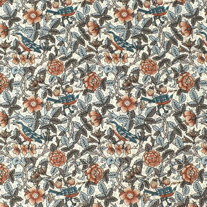 ���n LIBERTY FABRICS ���o�e�B�E�t�@�u���b�N�X �^�i���[�� �G�^�[�i�� Strawberry Tree �X�g���x���[�E�c���[�iDC31032�j CE.�I�����W 09Ac03j