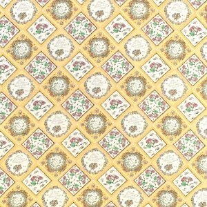 〔メール便対応商品〕 生地 LIBERTY FABRICS リバティ・ファブリックス タナローン 2025SS Botanical Escape Fleur Foulard フルール・フーラード(25-363J7402) 25DU.イエロー 09Ac03j