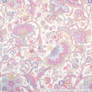 �k���[���֑Ή����i�l ���n LIBERTY FABRICS ���o�e�B�E�t�@�u���b�N�X �^�i���[�� Little Twin Stars Collection 25AW Soho Carnival �\�[�z�[�E�J�[�j�o���iDC35397�j J25A.�I�t/�s���N 09Ac04j