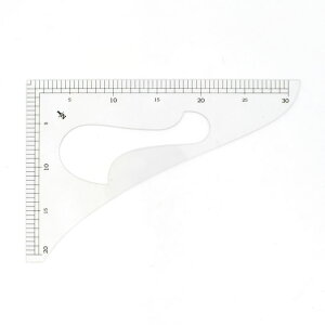 文化縮尺定規透明1/2(141235) 08Aa99_