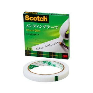 3M Scotch-スコッチ- メンディングテープ(810-3-12) 12mm幅×50m 08Aa99_