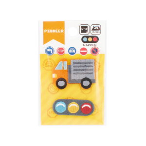 ワッペン 働く車・標識 シールワッペン アイコンセット (RG380) 25073.トラック・信号 08Bf99_