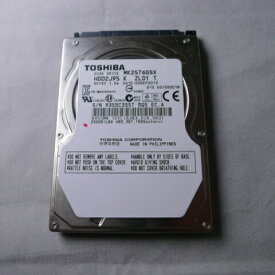 【中古】送料無料 TOSHIBA(東芝) ノートPC用HDD MK2576GSX 250GB