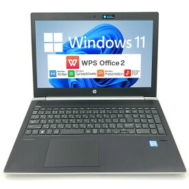 【Windows11】【薄型】 HP ProBook 450 G5 Core i5 第8世代 32GB SSD120GB 無線LAN 64bit WPS Office 15.6インチ カメラ 中古パソコン ノートパソコン Notebook PC 【中古】