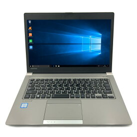 TOSHIBA dynabook R63 第6世代 Core i5 6200U 4GB SSD120GB 無線LAN Windows10 64bit WPSOffice 13.3インチ 中古パソコン ノートパソコン PC モバイルノート Notebook 【中古】