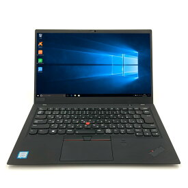 【質量わずか1.13kg】 【薄さ15.95mm】 Lenovo ThinkPad X1 Carbon（2018モデル） 第8世代 Core i5 8250U 8GB 新品SSD4TB Windows10 64bit WPSOffice 14インチ フルHD カメラ 無線LAN 中古パソコン ノートパソコン PC モバイルノート Notebook 【中古】