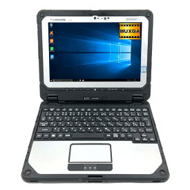 【業務用】【SIMスロット付き】パナソニック Panasonic タフブック TOUGHBOOK CF-20 第7世代 Core i5 7Y57/1.20GHz 4GB SSD240GB M.2 Windows10 64bit WPSOffice 10.1インチ WUXGA カメラ 無線LAN ノートパソコン モバイルノート PC Notebook 【中古】