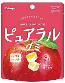 カバヤ ピュアラルグミ りんご 58g×8袋