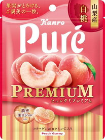 カンロ ピュレグミ プレミアム 山梨産 白桃 54g×6袋