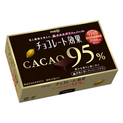 高カカオポリフェノール １個売り 明治 激安通販販売 95% 評判 60g チョコレート効果