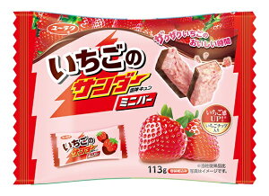 有楽製菓 いちごのサンダーミニバー 113g×12袋