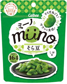 カルビー miino そら豆しお味 28g ×12袋