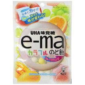 味覚糖 e-maのど飴袋カラフルフルーツチェンジ 50G×6袋