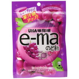 味覚糖 e-maのど飴 グレープ袋 50g×6袋