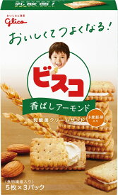 江崎グリコ ビスコ 香ばしアーモンド 15枚×10個