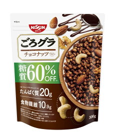 日清シスコ ごろグラ糖質60％オフチョコナッツ 300g×6袋