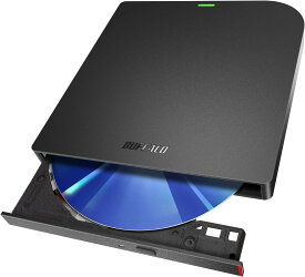 在庫アリ バッファロー USB3.2(Gen1)/3.0 ブルーレイドライブ 書込み/再生/編集ソフト バスパワー(給電ケーブル付き) 外付け 薄型ポータブルBD 国内メーカー Windows/Mac BRXL-PUS6U3-BK/N 4981254066621