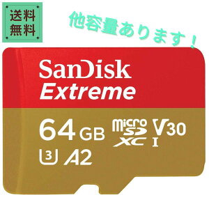 TfBXN Ki microSD 64GB UHS-I U3 V30 ő80MB/s Full HD & 4K SanDisk Extreme SDSQXAH-064G-GH3MA