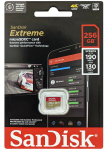 TfBXN SDJ[h Micro SD UHS1 U3 Class10/256GB SDSQXAV-256G-GN6MN