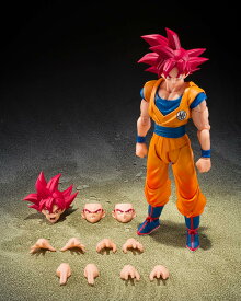 発売日前日発送 BANDAI SPIRITS(バンダイスピリッツ) S.H.Figuarts ドラゴンボール超 超サイヤ人ゴッド孫悟空〈神の気を纏いし姿〉約145mm PVC&ABS製 塗装済み可動フィギュア フィギュアーツ 6月発売予定