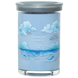 【国内正規品】YANKEE CANDLE/ヤンキーキャンドルYCシグネチャータンブラー2ウィック（2本芯）385オーシャンエアーYK012-05-385リネン ベルガモット レモン ハイビスカス ストロベリー ジャスミン ムスク サンダルウッド ホワイトアンバー プレゼント