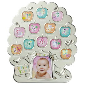 12ヶ月ベビーフレームMB63-130(13面)ラドンナ赤ちゃん記録リビング 縦置 写真立て ギフト ベビーフォトフレーム